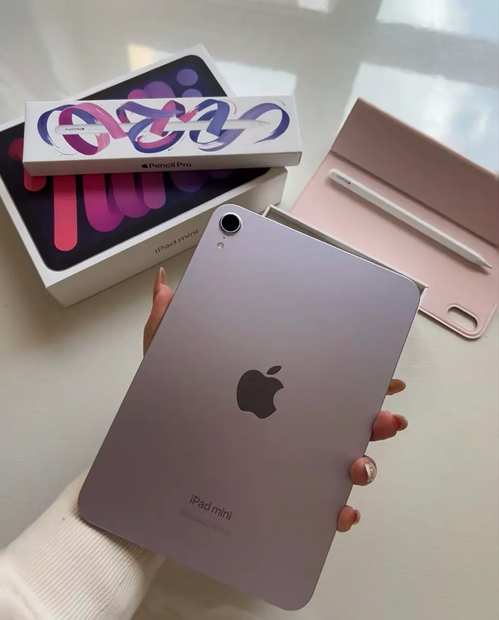 iPad mini 7 128GB + Apple Pencil Pro na garantia e nota