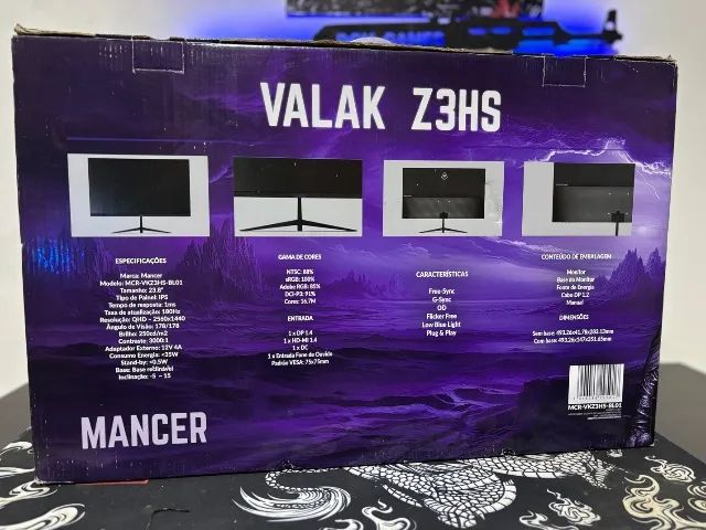 Monitor quad hd 24 polegadas 180hz - Foto 3