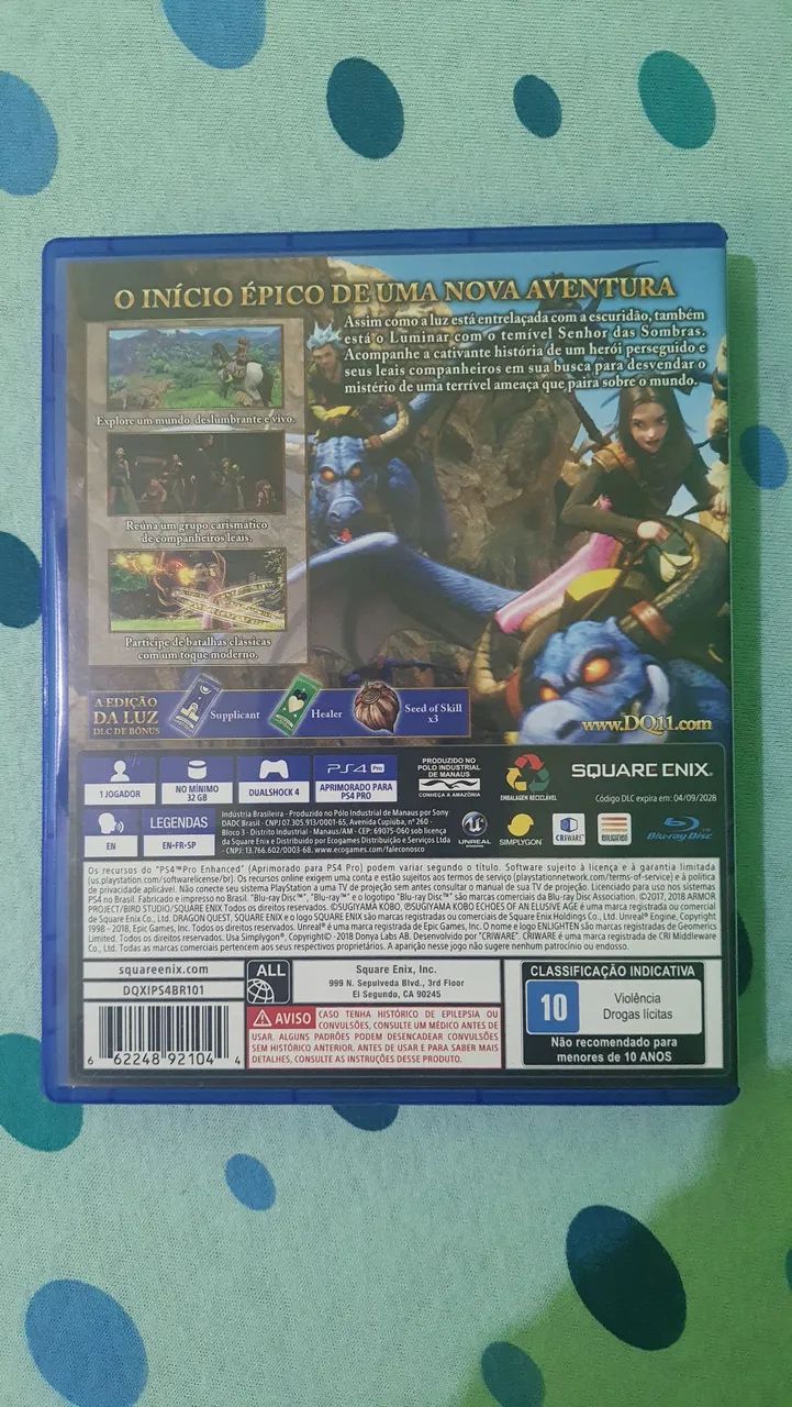 Jogo de Ps4 - Dragon Quest XI - Foto 3
