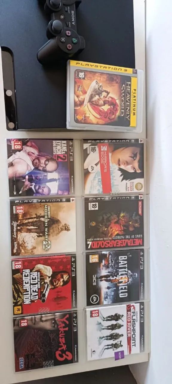 Console de PS3 com jogos  - Foto 2