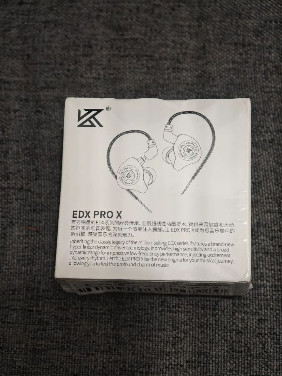 Fone de ouvido kz edx pro x dinamic hifi 