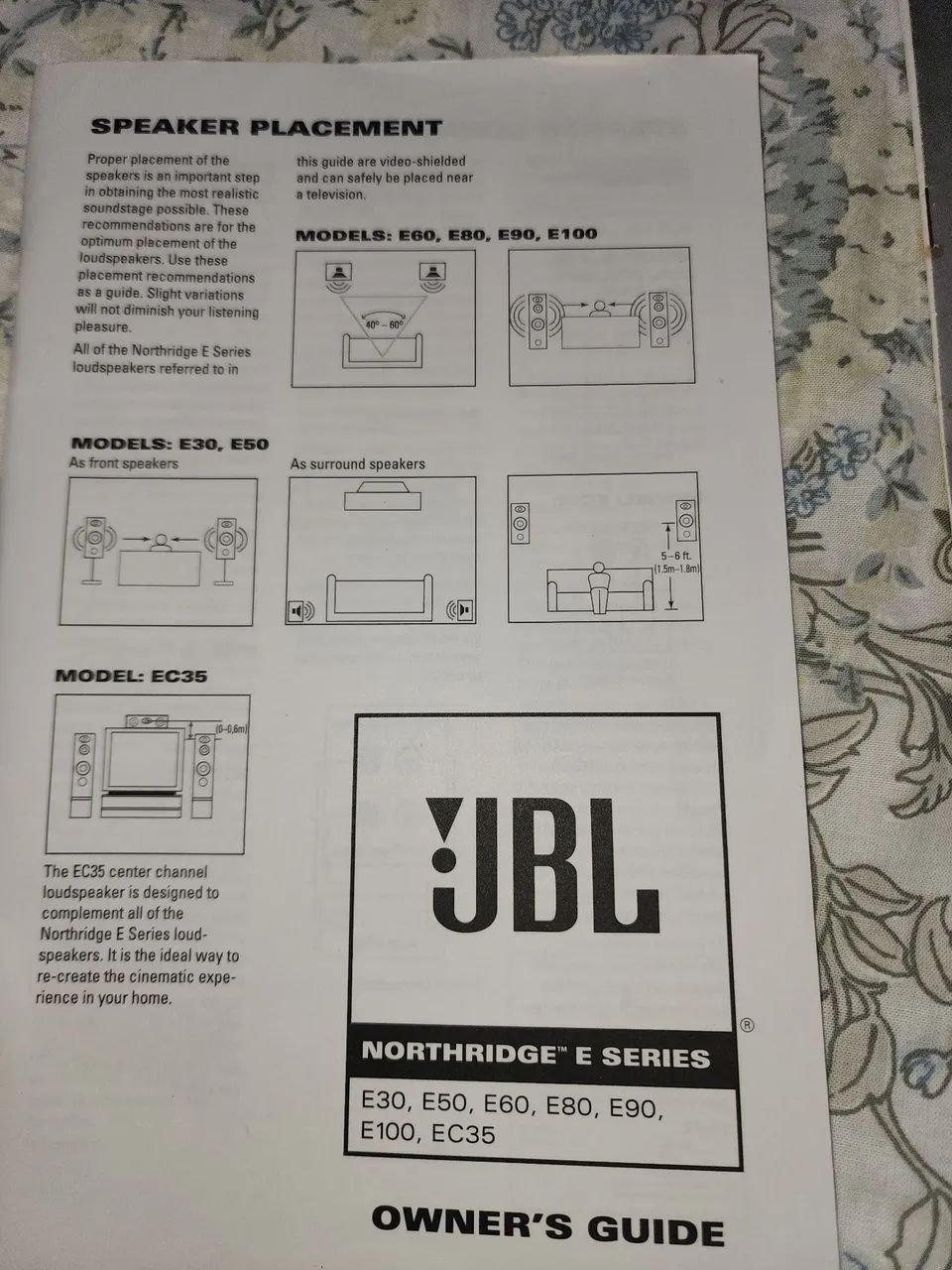 CAIXAS ACÚSTICAS JBL E30 NORTHRIDGE SERIES - Foto 4