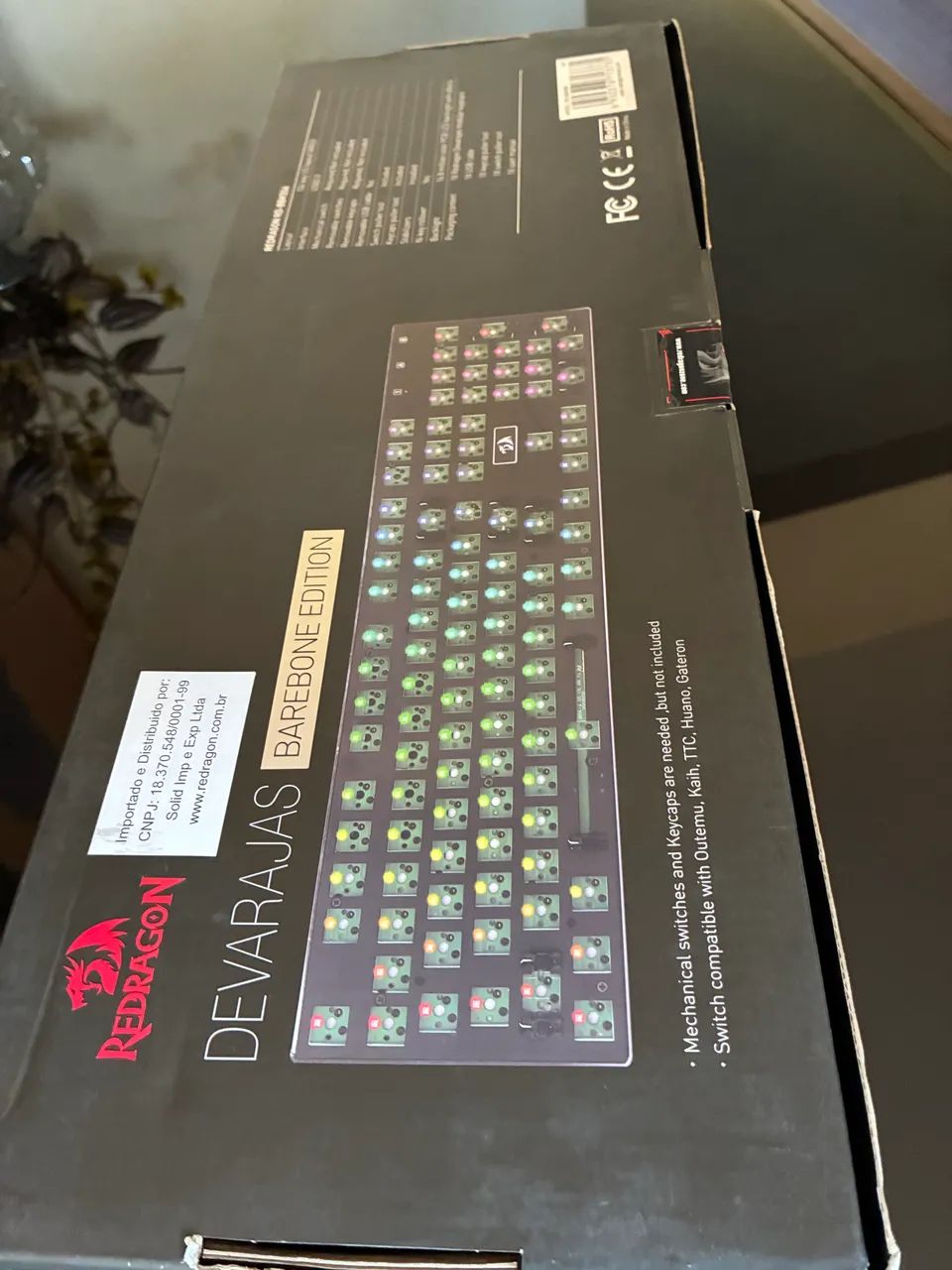 Teclado Mecânico Red Dragon Devajaras barebone edition