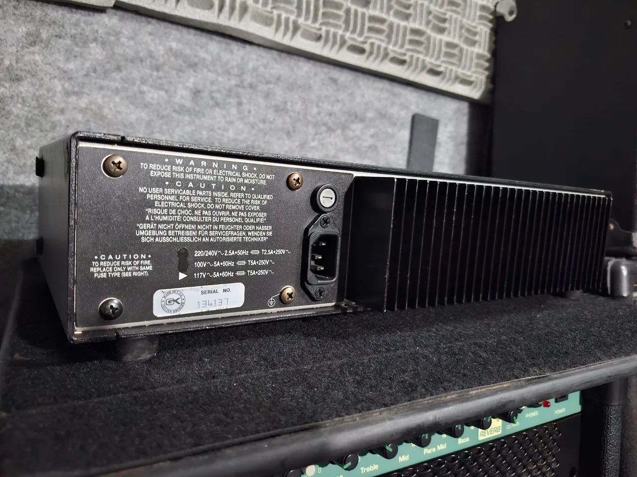 Amplificador Gallien kruegger Gk400 novíssimo  - Foto 5