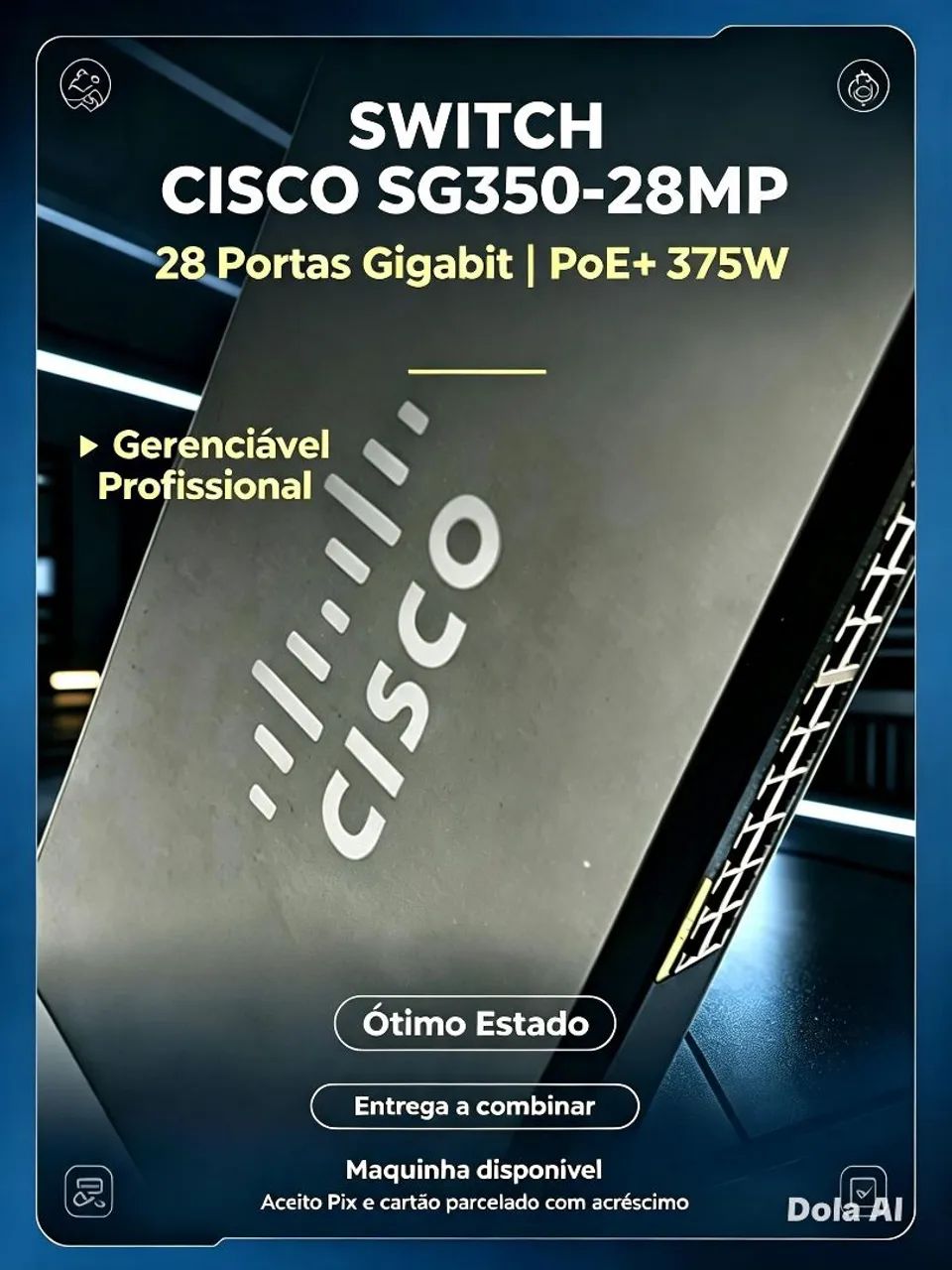 Switch Cisco 28 portas 