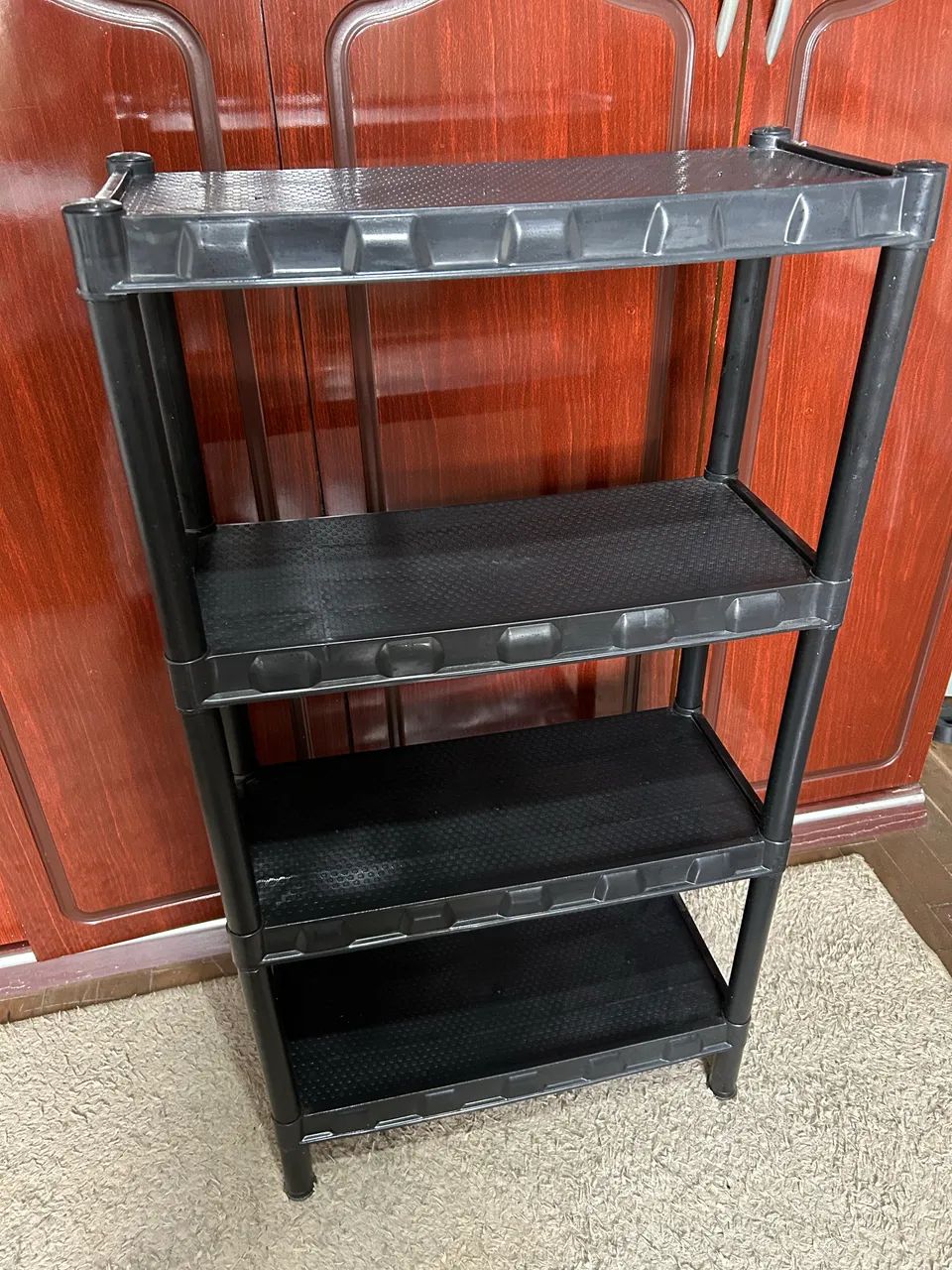 Estante modular de plástico com 4 prateleiras  - Foto 3