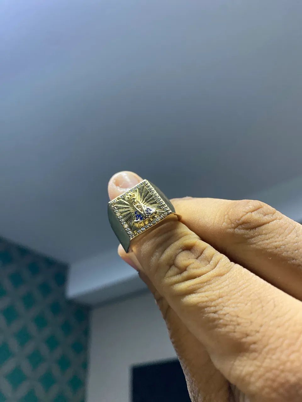 Pulseira e anel banhados a ouro 18k - Foto 2