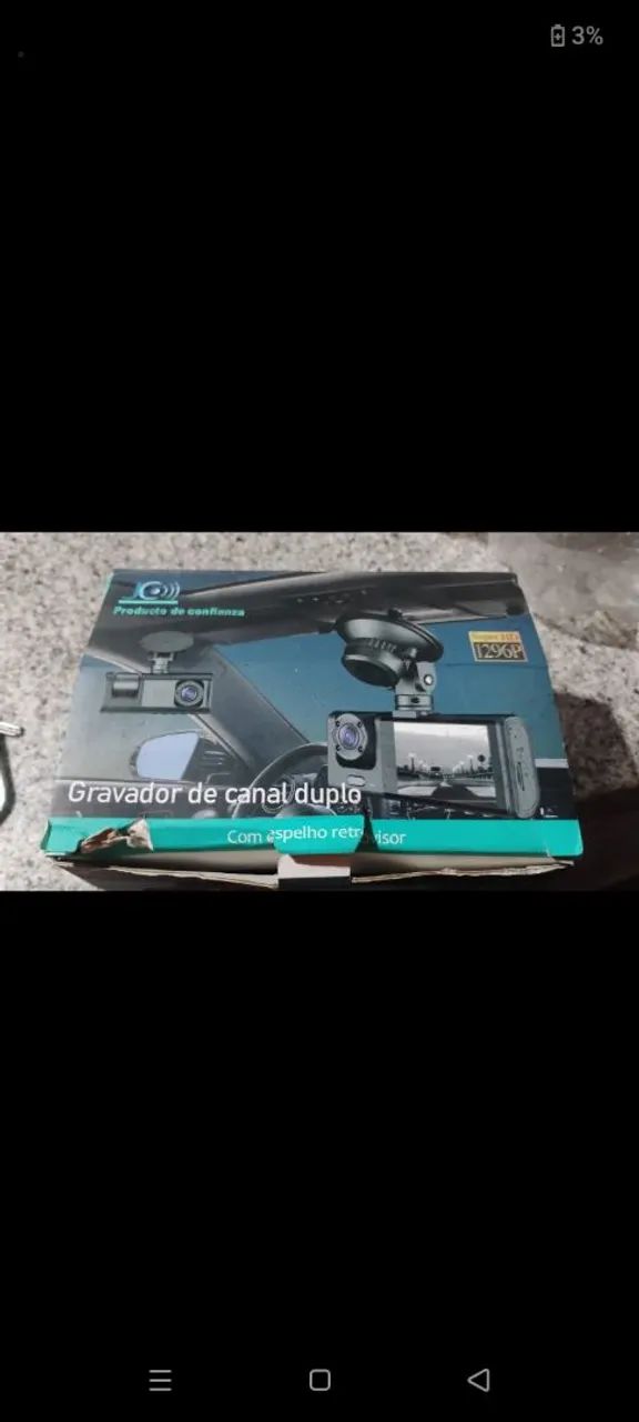 Câmera interna pra carro 