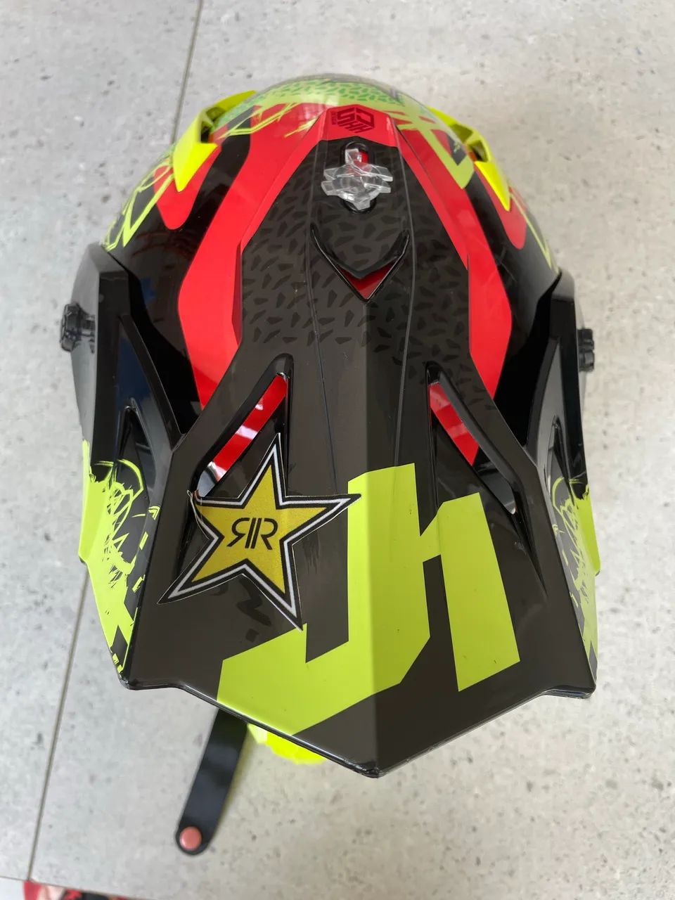Capacete just1 motocross   fox airoh - Foto 4