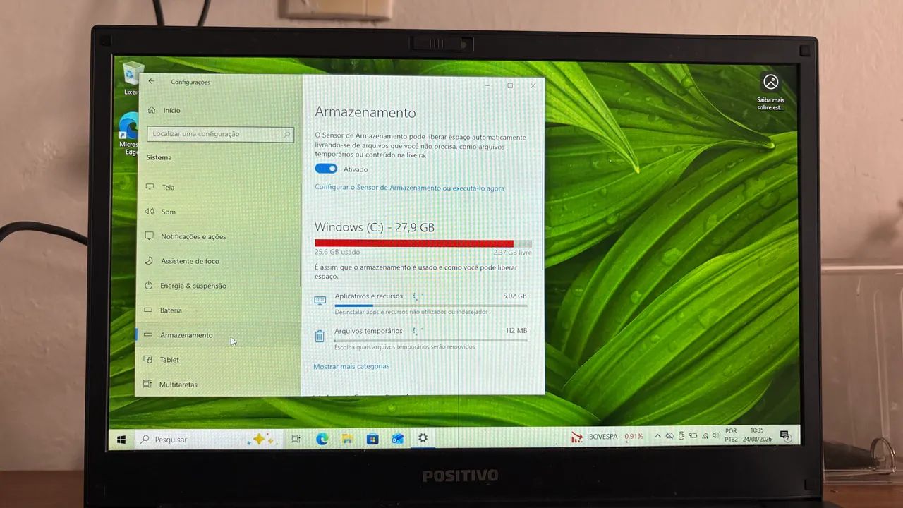 Notebook Positivo funcionando,Intel ,Windows - Foto 4