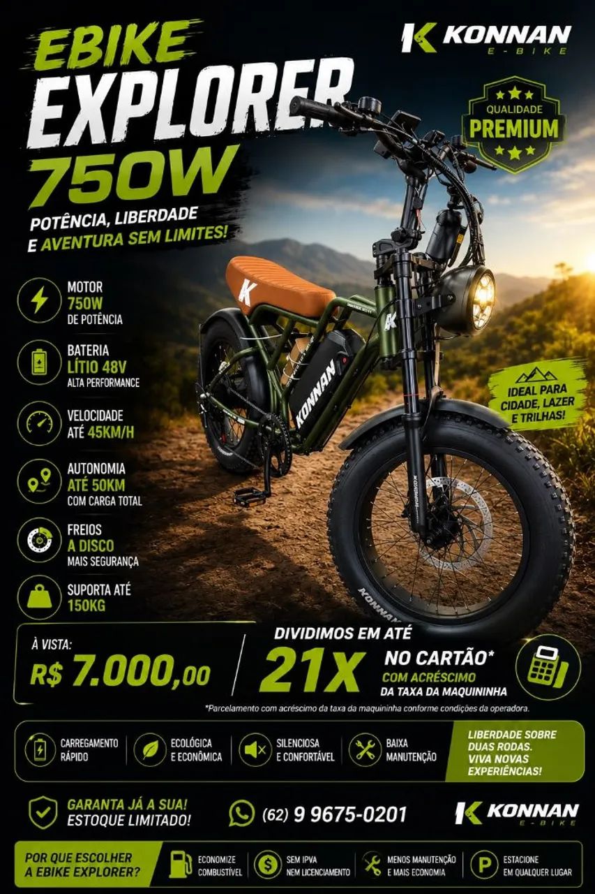 E'BIKE KONNAN 750W  - Foto 5