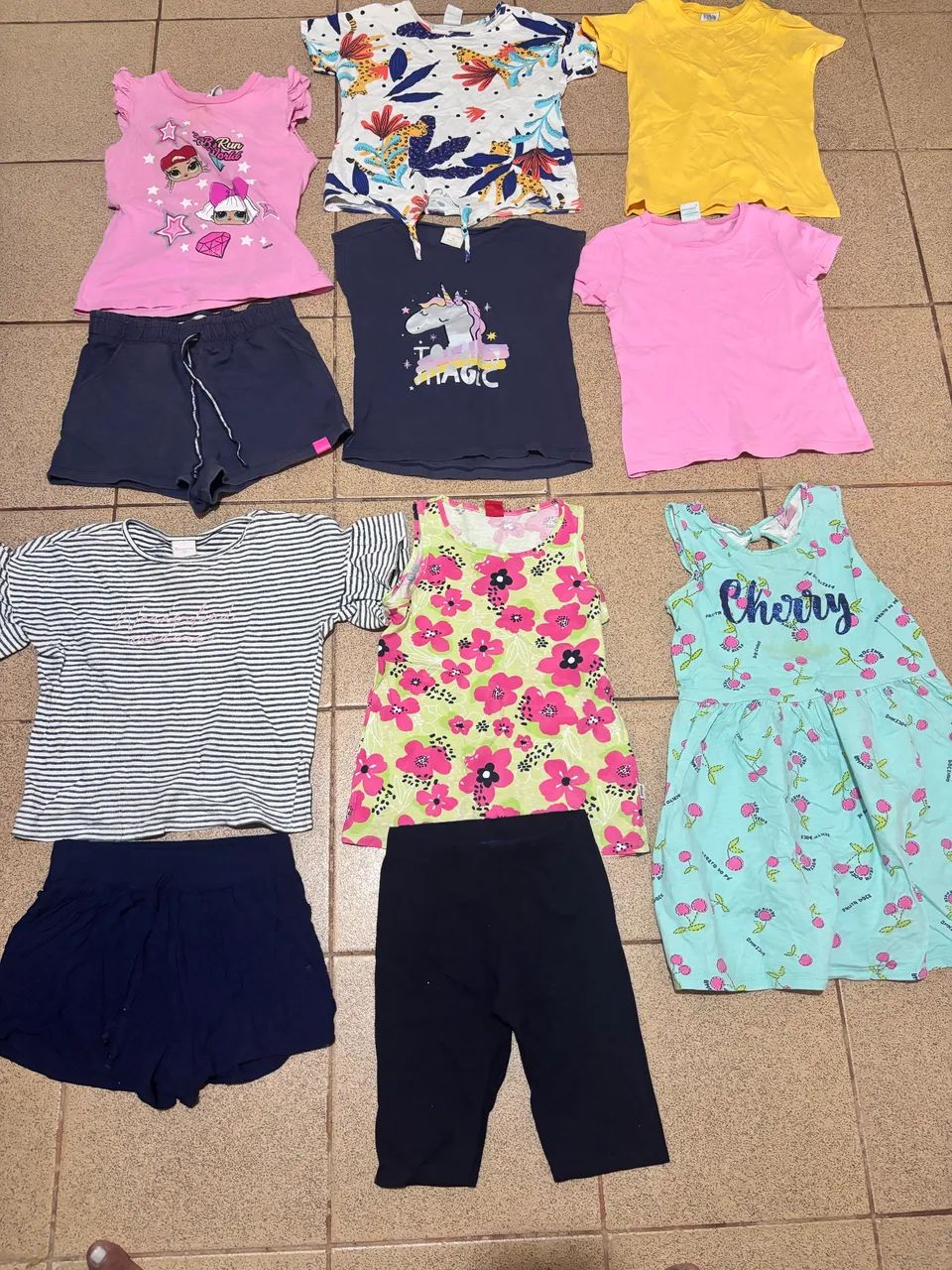 Lote para menina veste 8/9