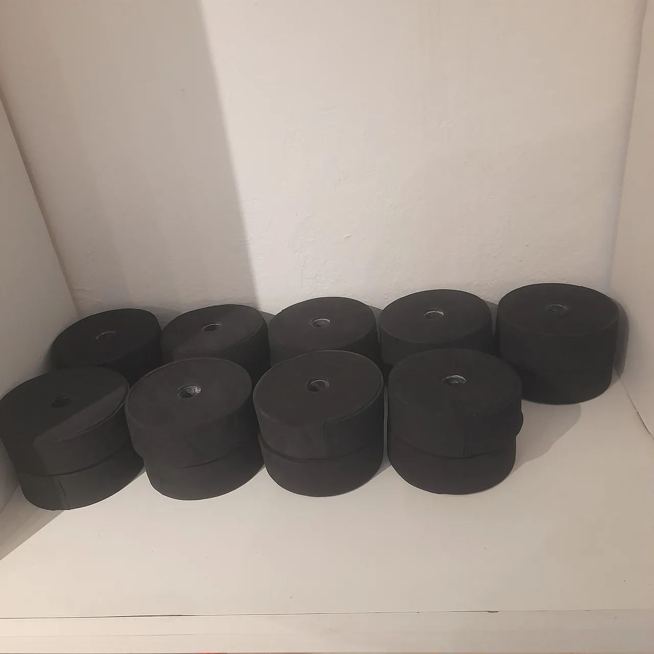 Par de Anilhas de 2kg emborrachado