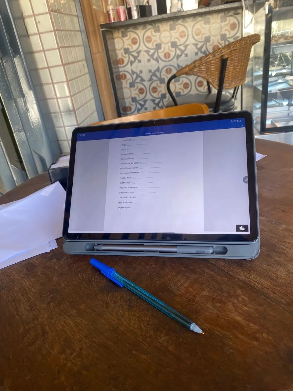 Tablet m11 Lenovo aceito cartão 