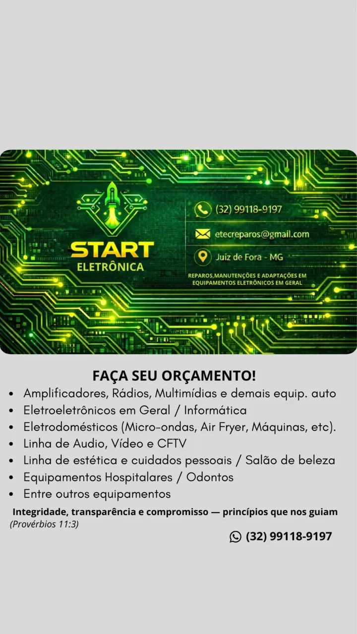 Reparo em equipamentos Automotivos e Residenciais