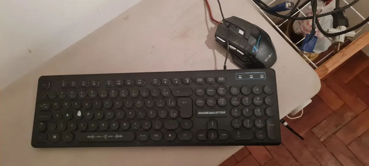 Computador PC Desktop com teclado e mouse e antena wifi - Foto 3