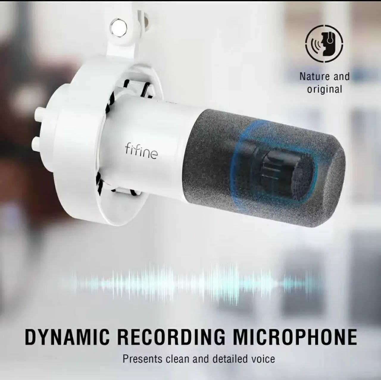 [ほぼ新品] FIFINE K 688CT FIFINE Microfone dinâmico XLR estúdio,microfone USB para podcast