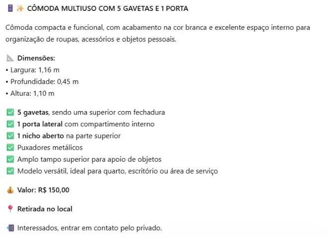 Cômoda Multiuso - Foto 2
