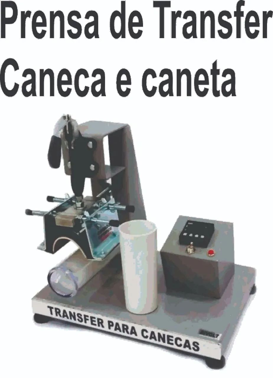 Prensa Máquina de Transfer e Cuba Ultrassônica para limpeza