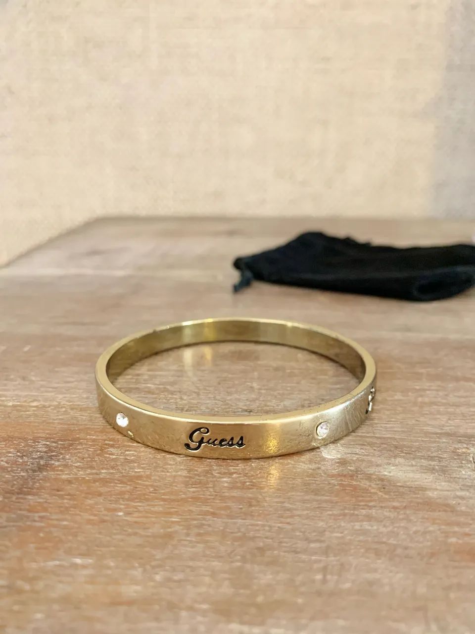 Bracelete / Pulseira Guess Dourada com Cristais - original - Elegante e Atemporal   - Foto 5