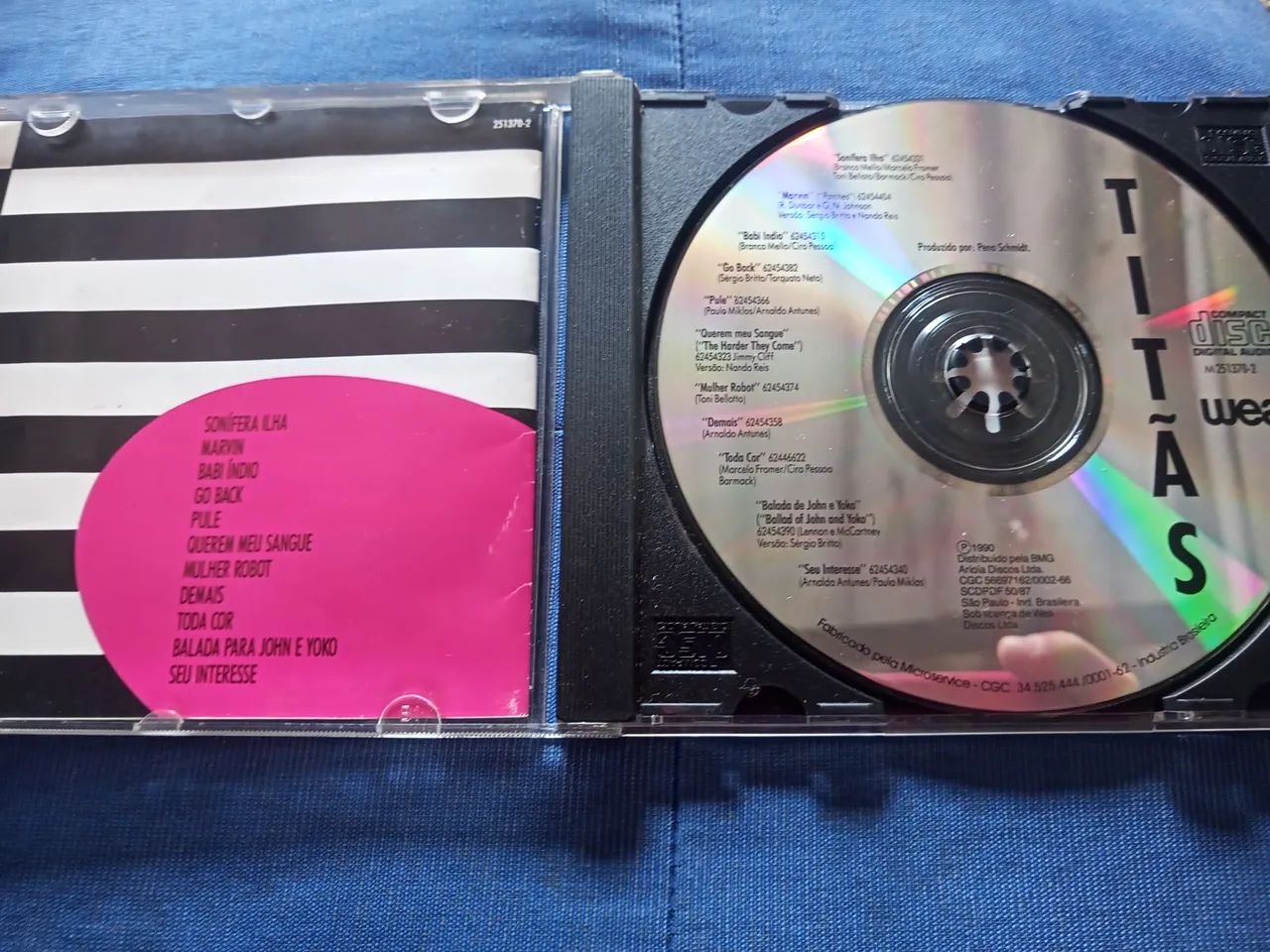 Cd Titãs (sonífera ilha, Marvin, go back, etc...) - Foto 3