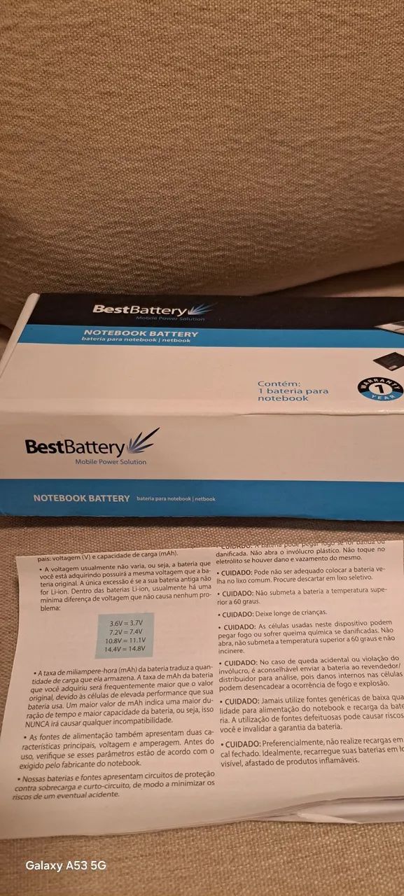 Bateria para notebook hp - Foto 2