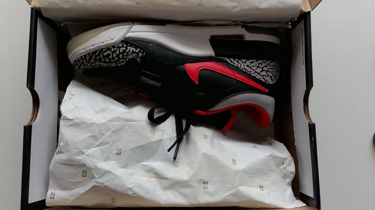 ［レア］Leonid Kogan Legacy vol.XXV Tênis Air Jordan Legacy 312 Low Black - IMPECÁVEL - ORIGINAL - 550