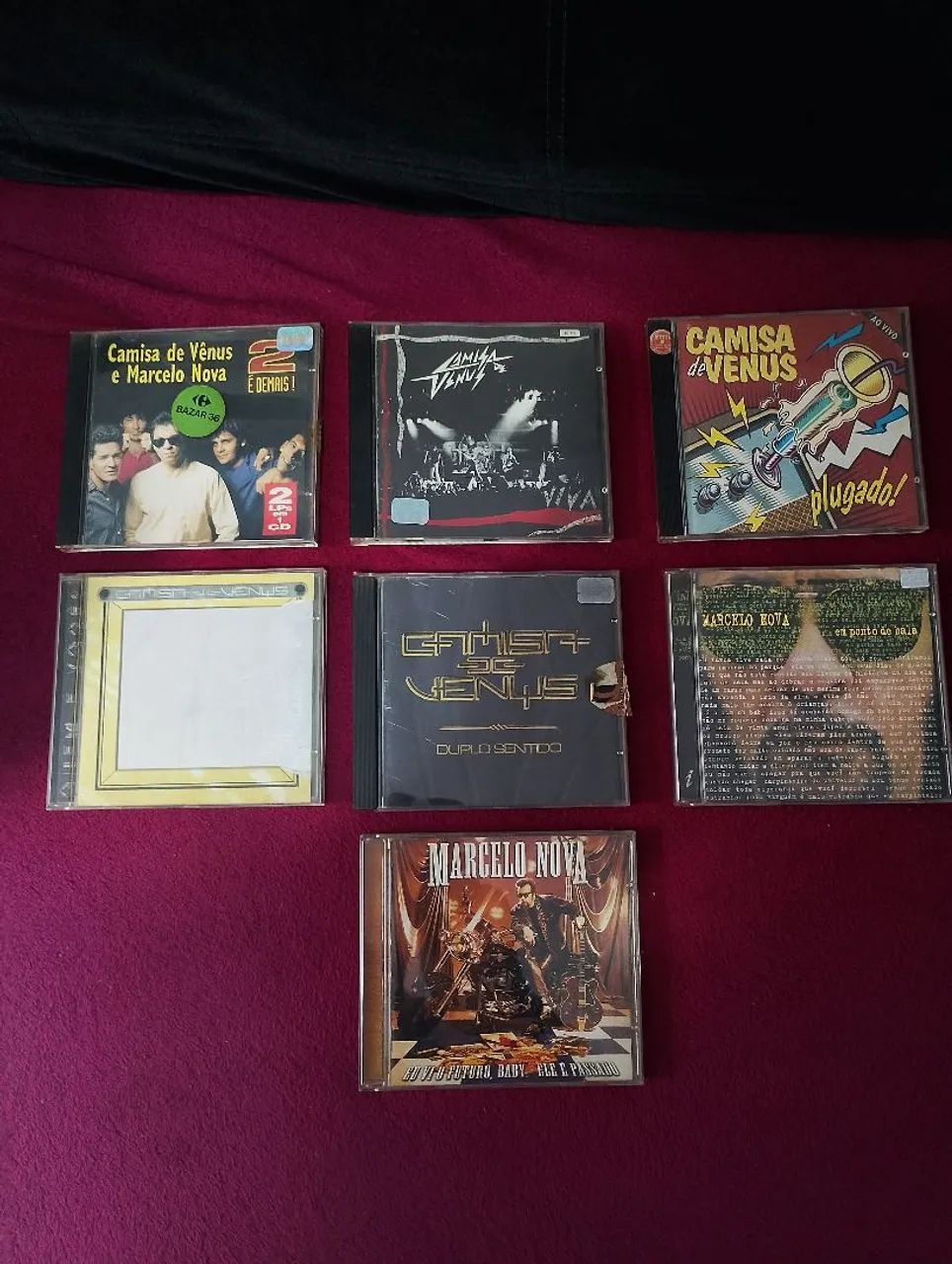 Cds coleção camisa de vênus e Marcelo nova - CDs, DVDs etc