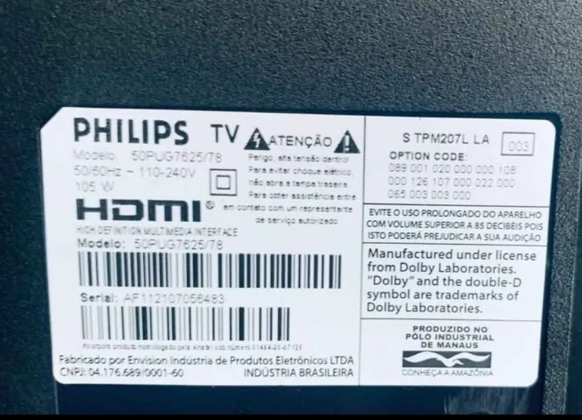 Tv Philips 50 (display queimado) - Foto 3