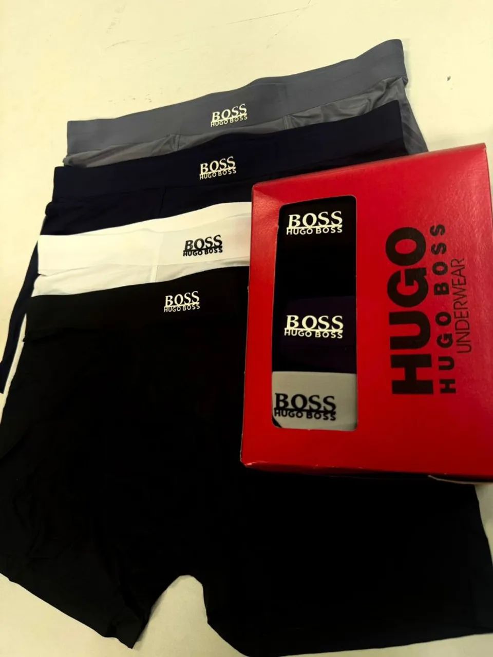 ? KIT COM 3 CUECAS PREMIUM - HUGO BOSS E CALVIN KLEIN ? - Foto 2