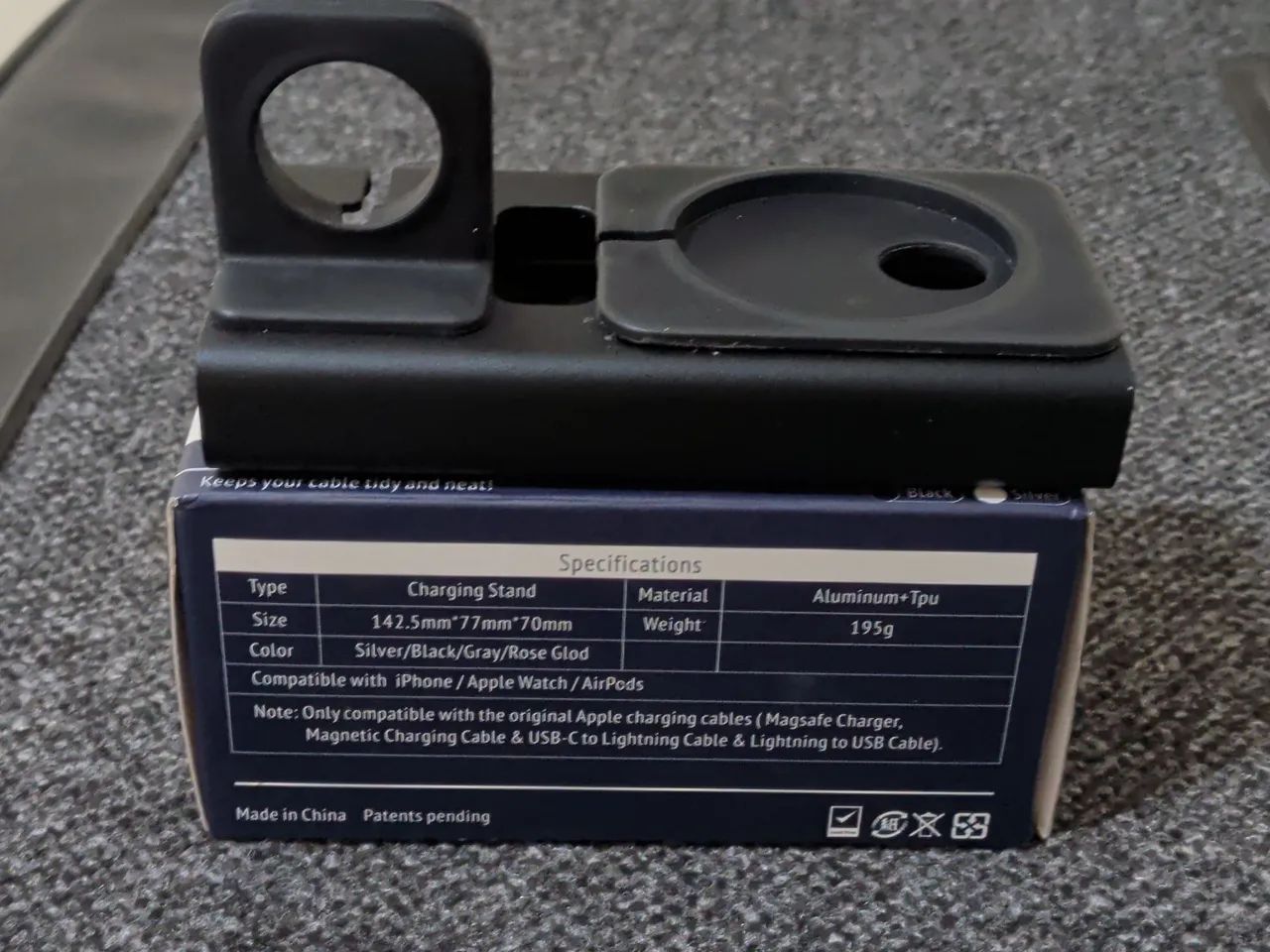 Suporte de carregamendo para iPhone Apple Watch e Airpods - Foto 3