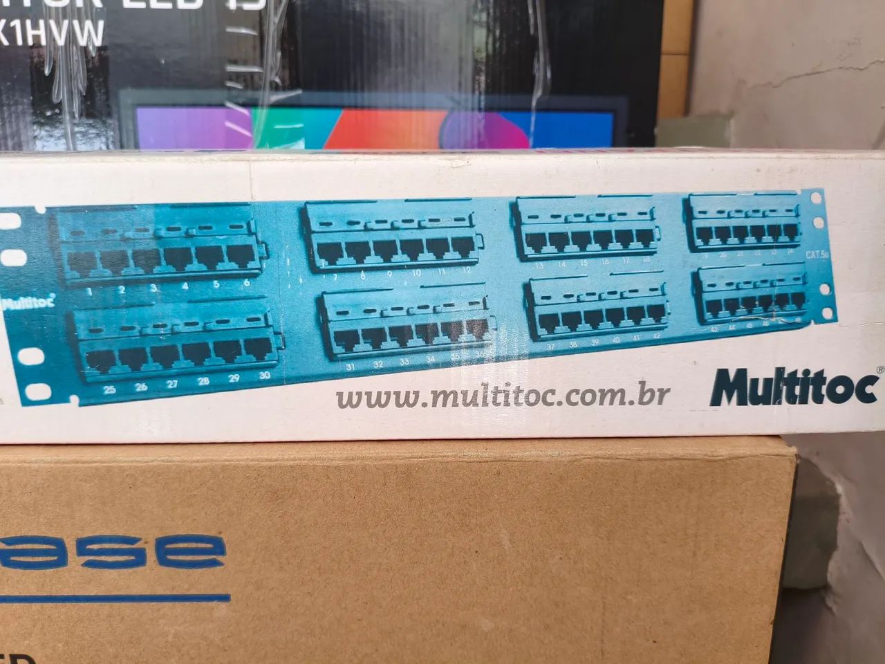Patch Panel 48 portas Cat 5e