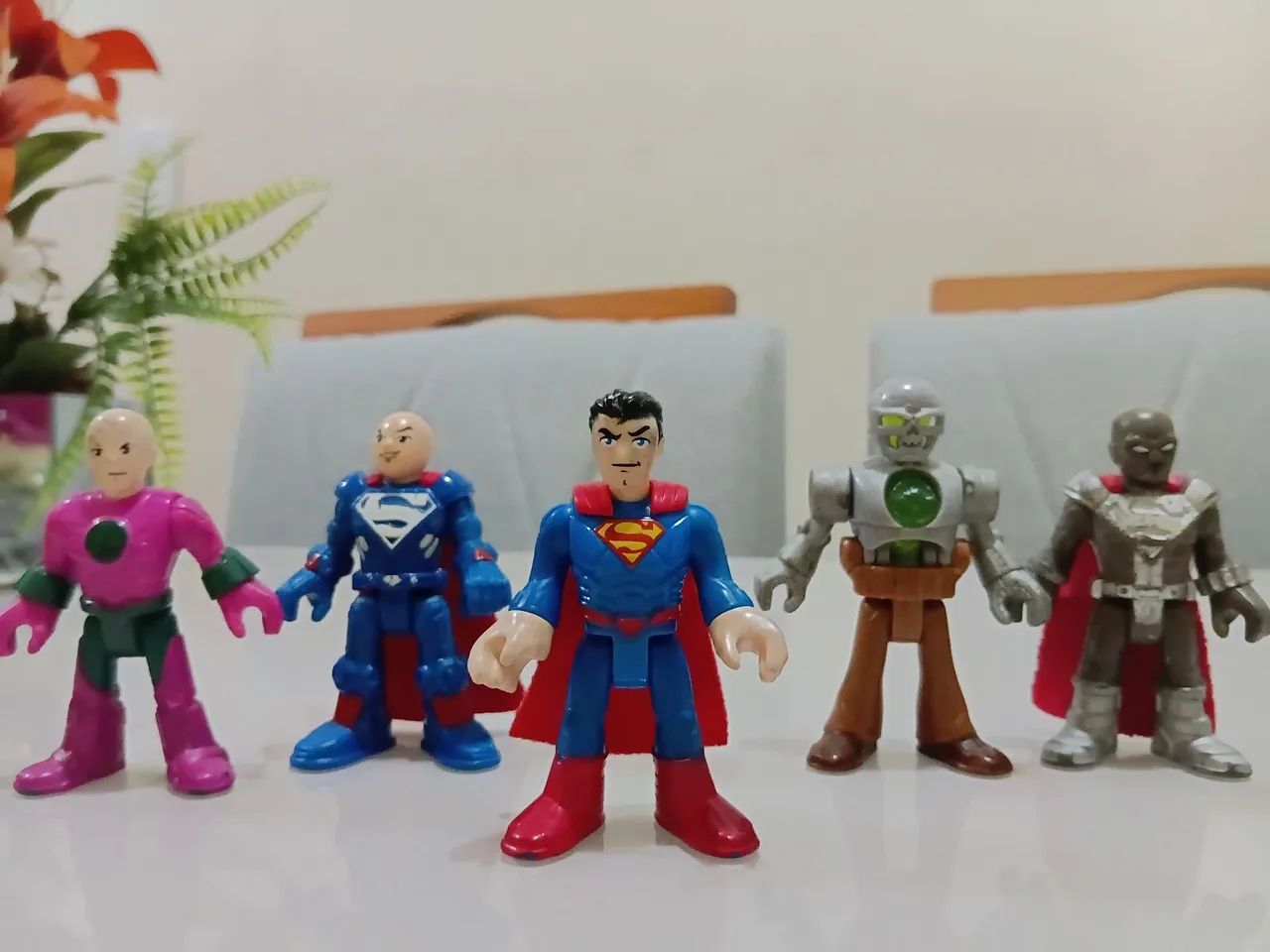 lote imaginext super, aço, lex luthor e metallo  - Foto 3