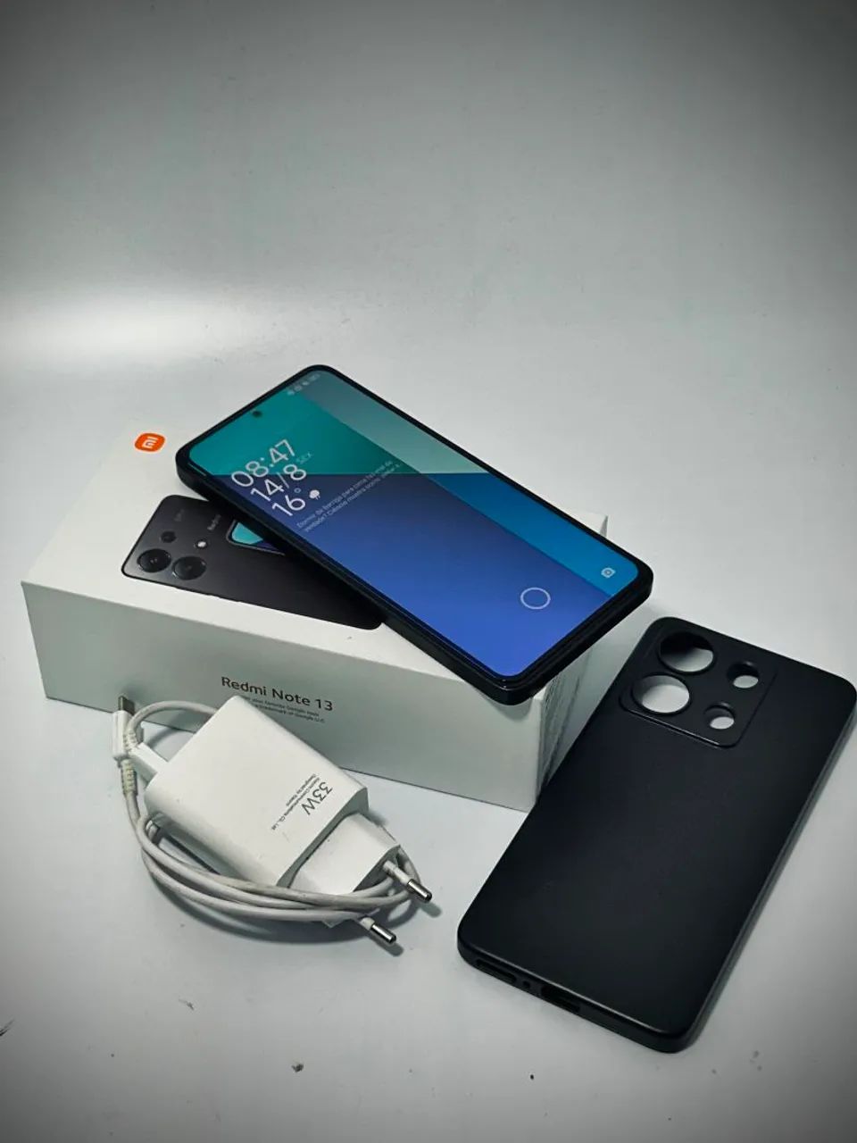 Redmi Note 13 8GB 256GB Completo + Carregador Original - Foto 2