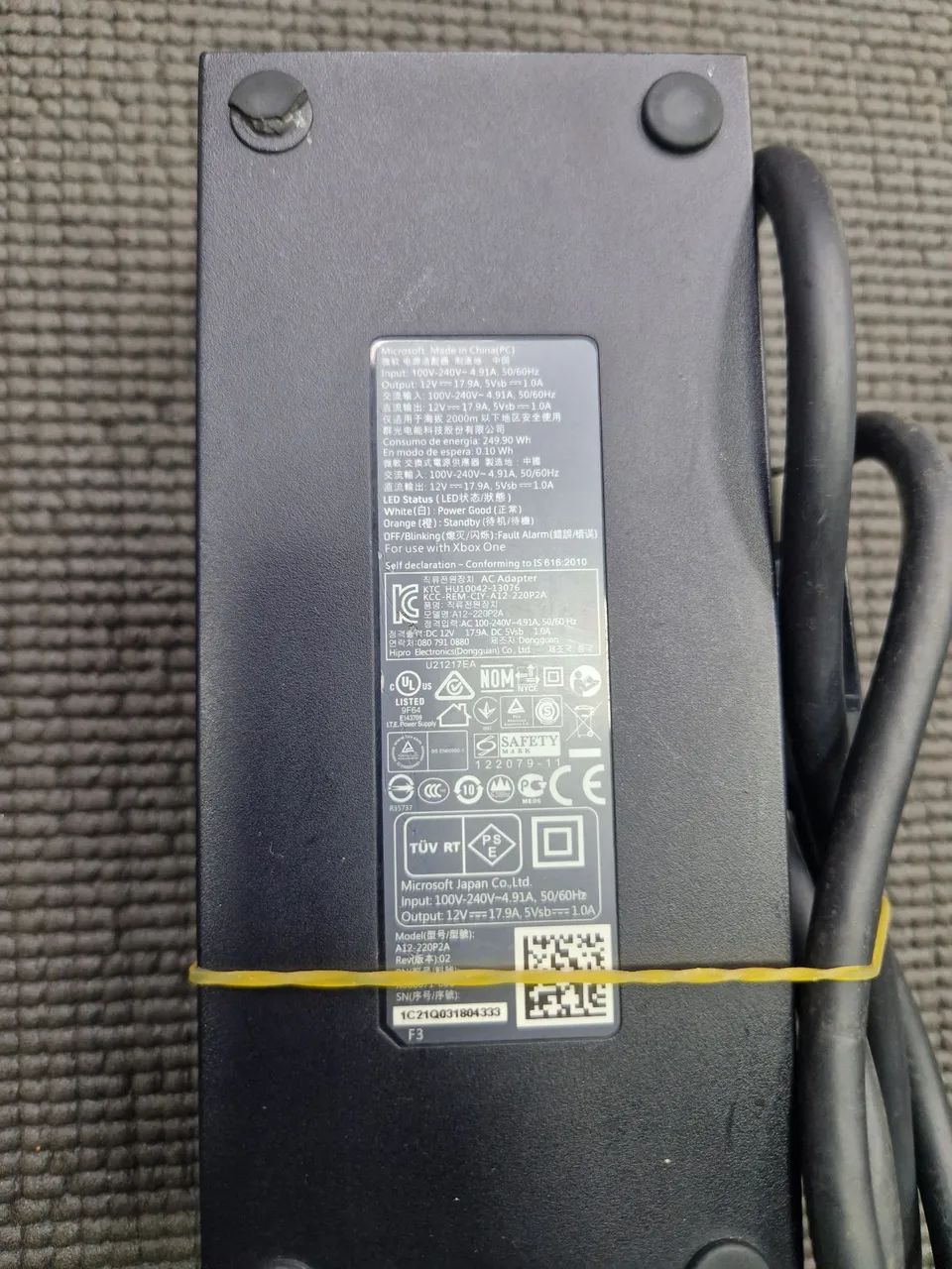 Fonte bivolt Xbox one FAT original  - Foto 2
