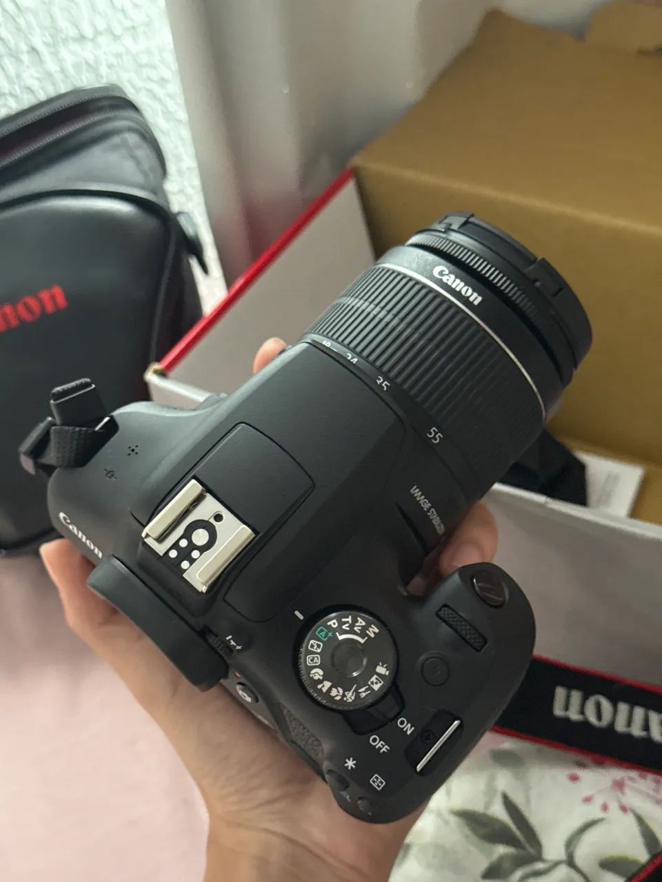 Câmera Canon Rabel T7 NOVA!!!  - Foto 3