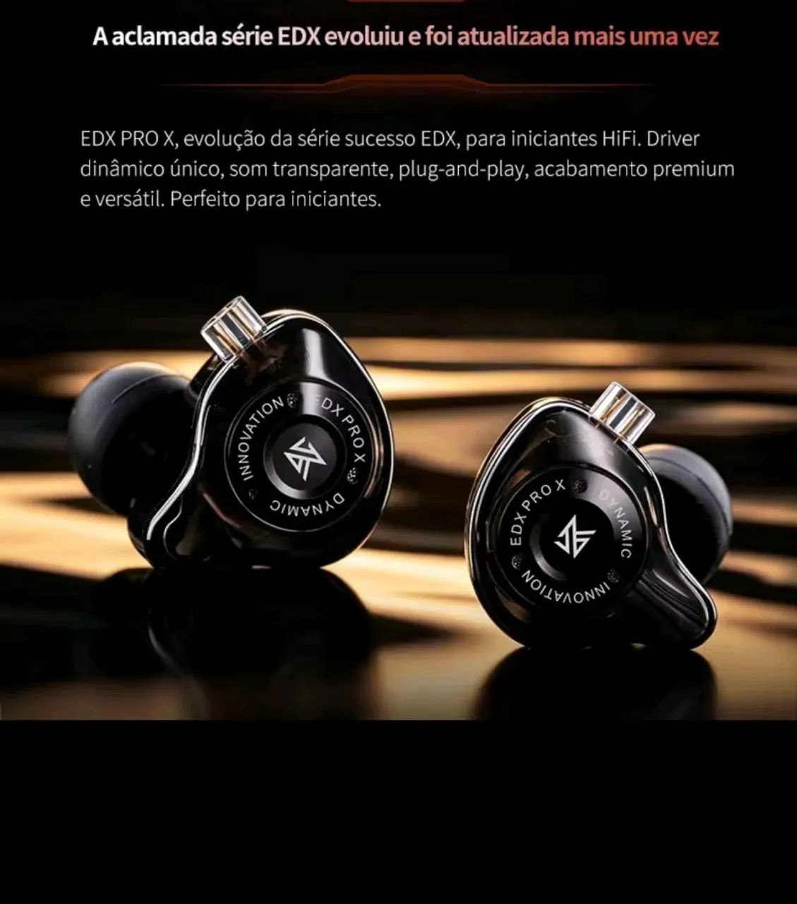 Fone de ouvido kz edx - Foto 4