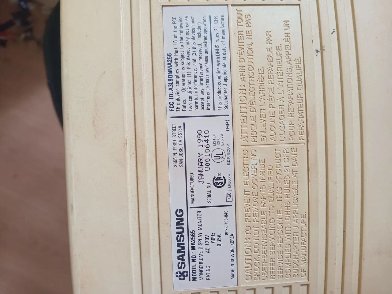 Monitor antigo Samsung 12 Pol - Foto 2