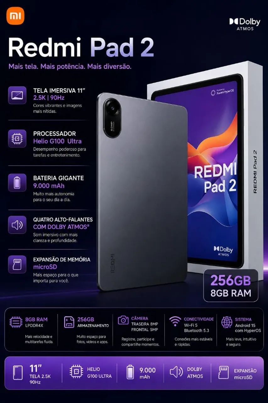 Redmi Pad 2 - 256 GB 