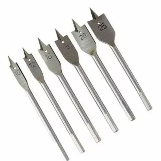 Brocas Chatas Para Madeira Jogo Com 06 Peças _ FE38 - Foto 2