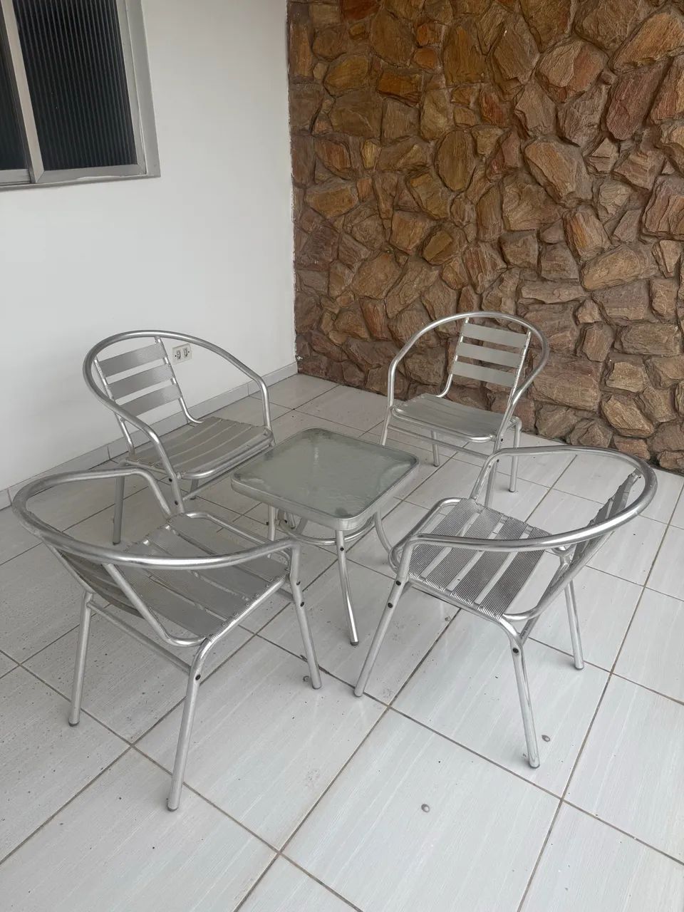 Cadeira Alumínio 