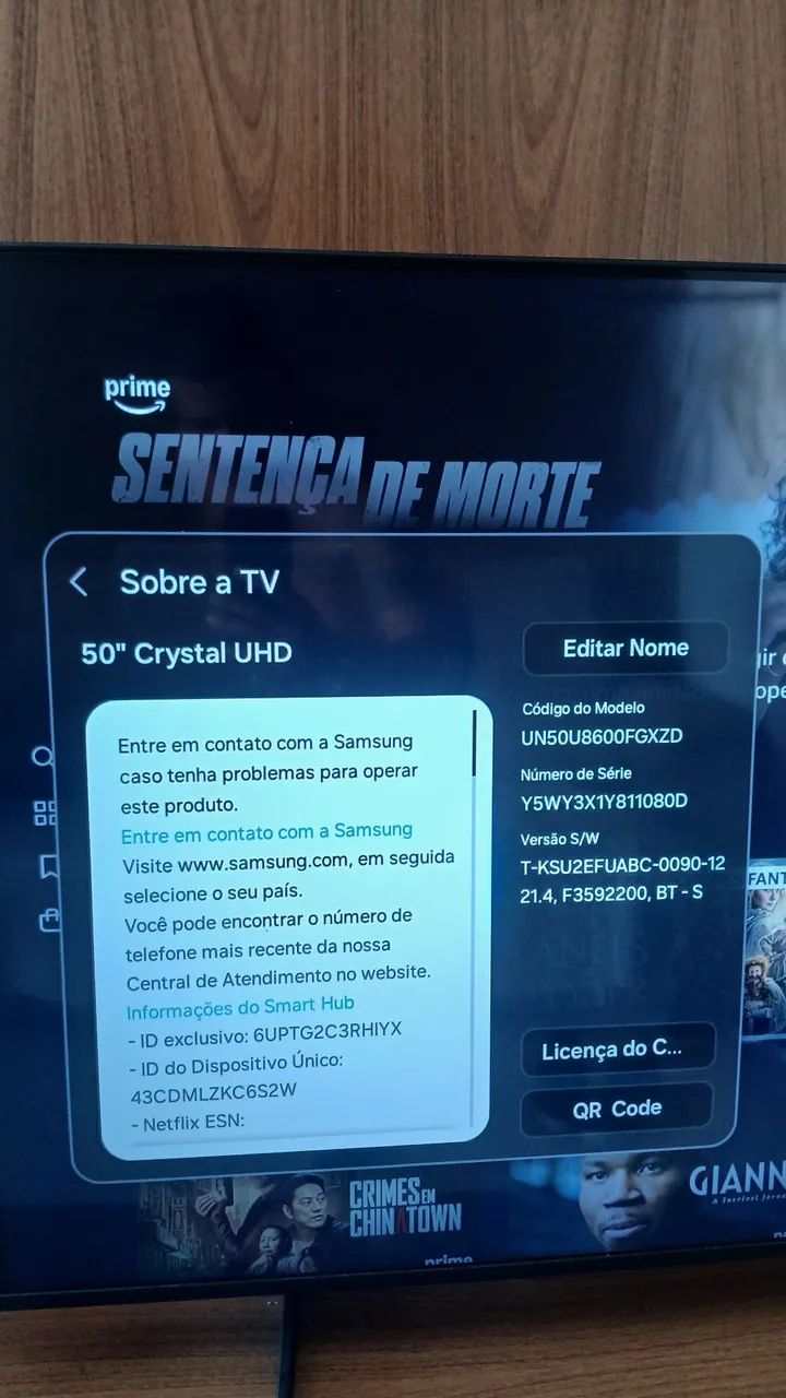 SMART TV SAMSUNG 50" CRYSTAL COM XBOX INTEGRADO - Foto 2