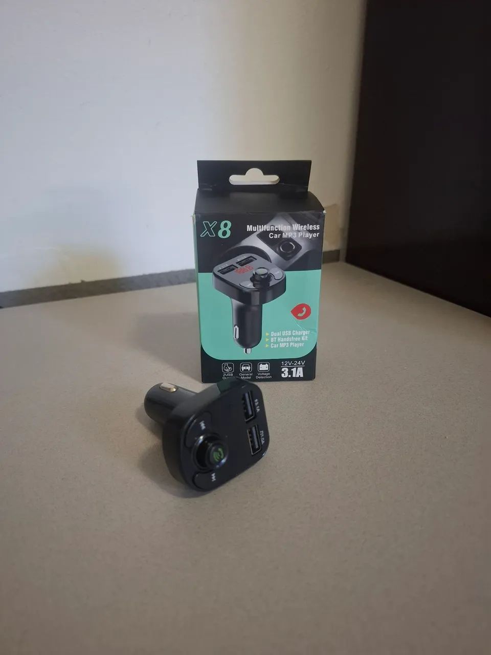 Transmissor FM Bluetooth Veicular