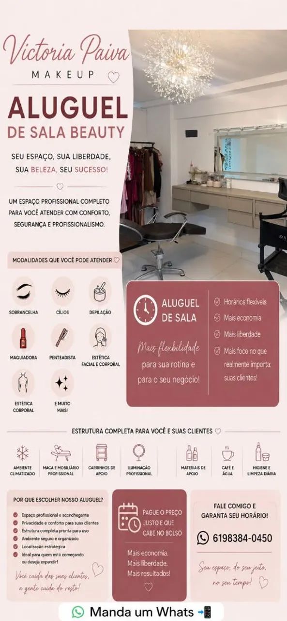 Estética, Maquiagem e Penteadista