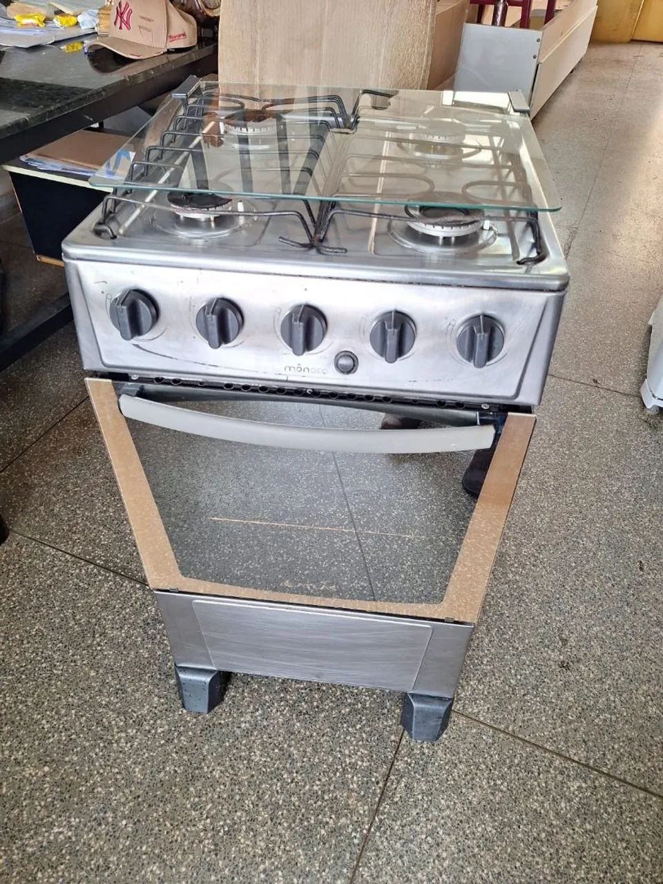 Fogão 4 boca automático 