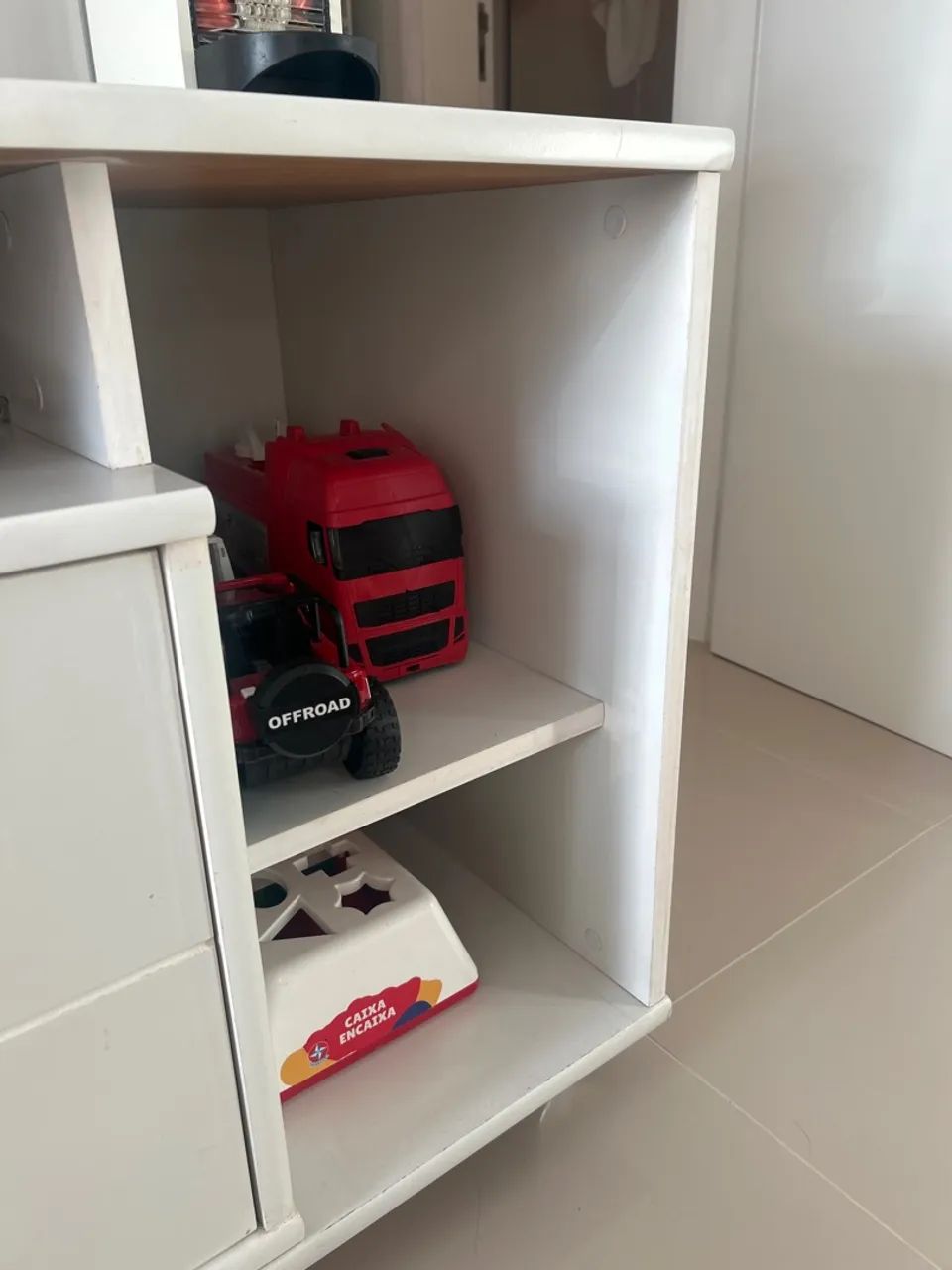 Rack branco mdf 1,53 cm de largura - Foto 3