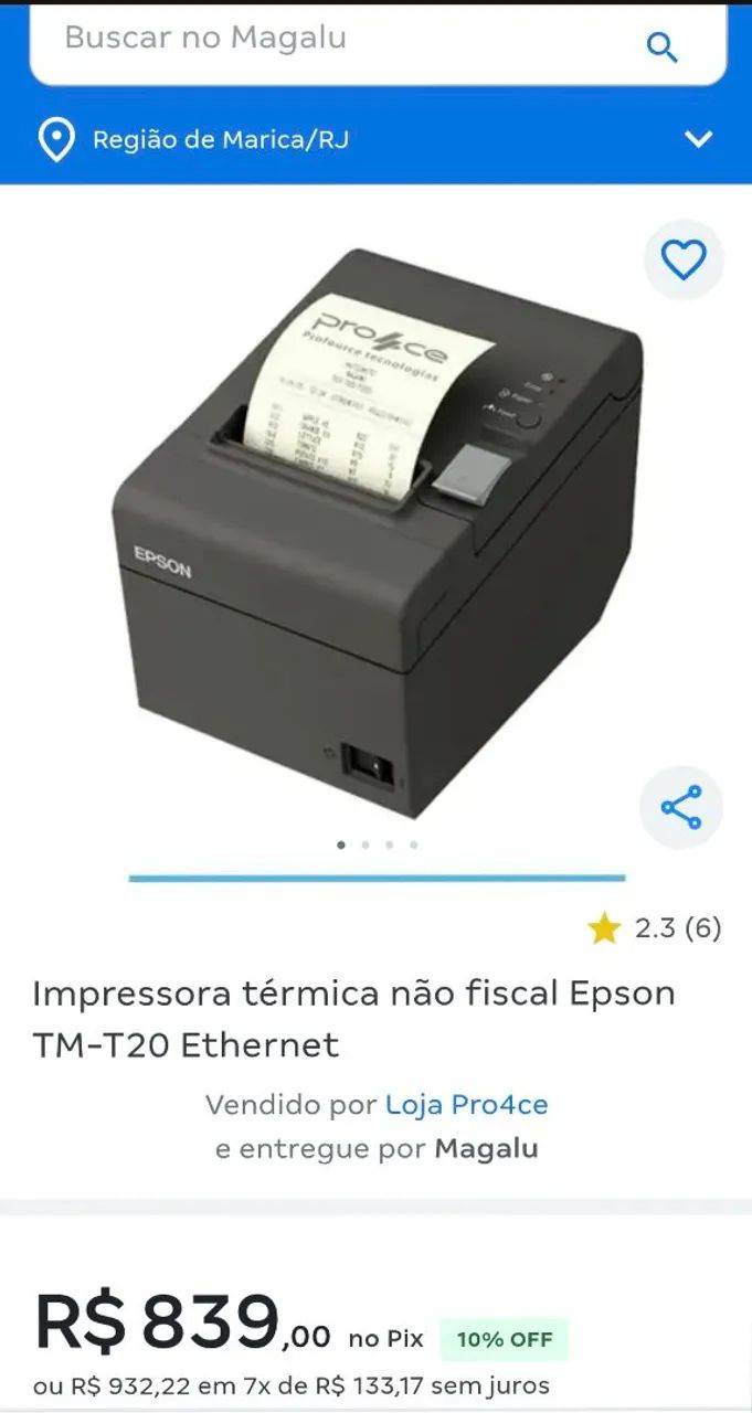 Impressora térmica  - Foto 4