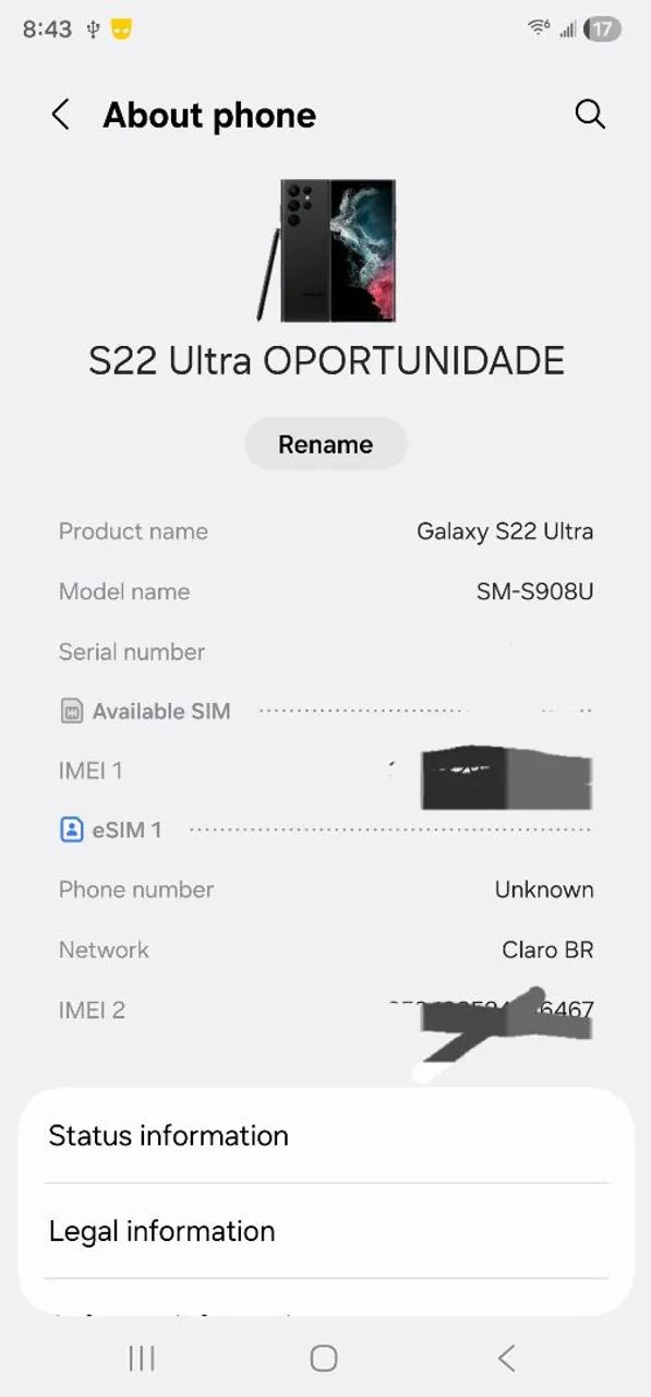 Galaxy S22 Ultra 512