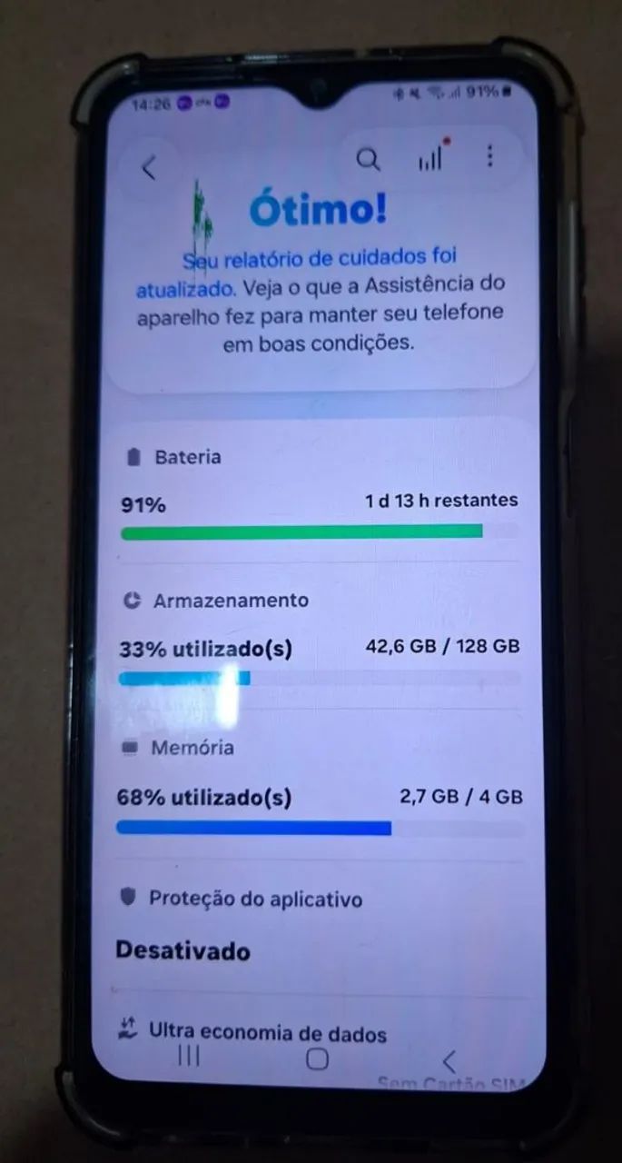Vendo ou troco celular Samsung A23, 126gb, 4gb - Foto 5