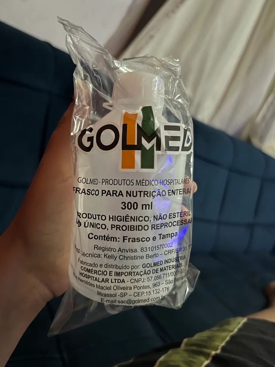 Frasco para nutrição